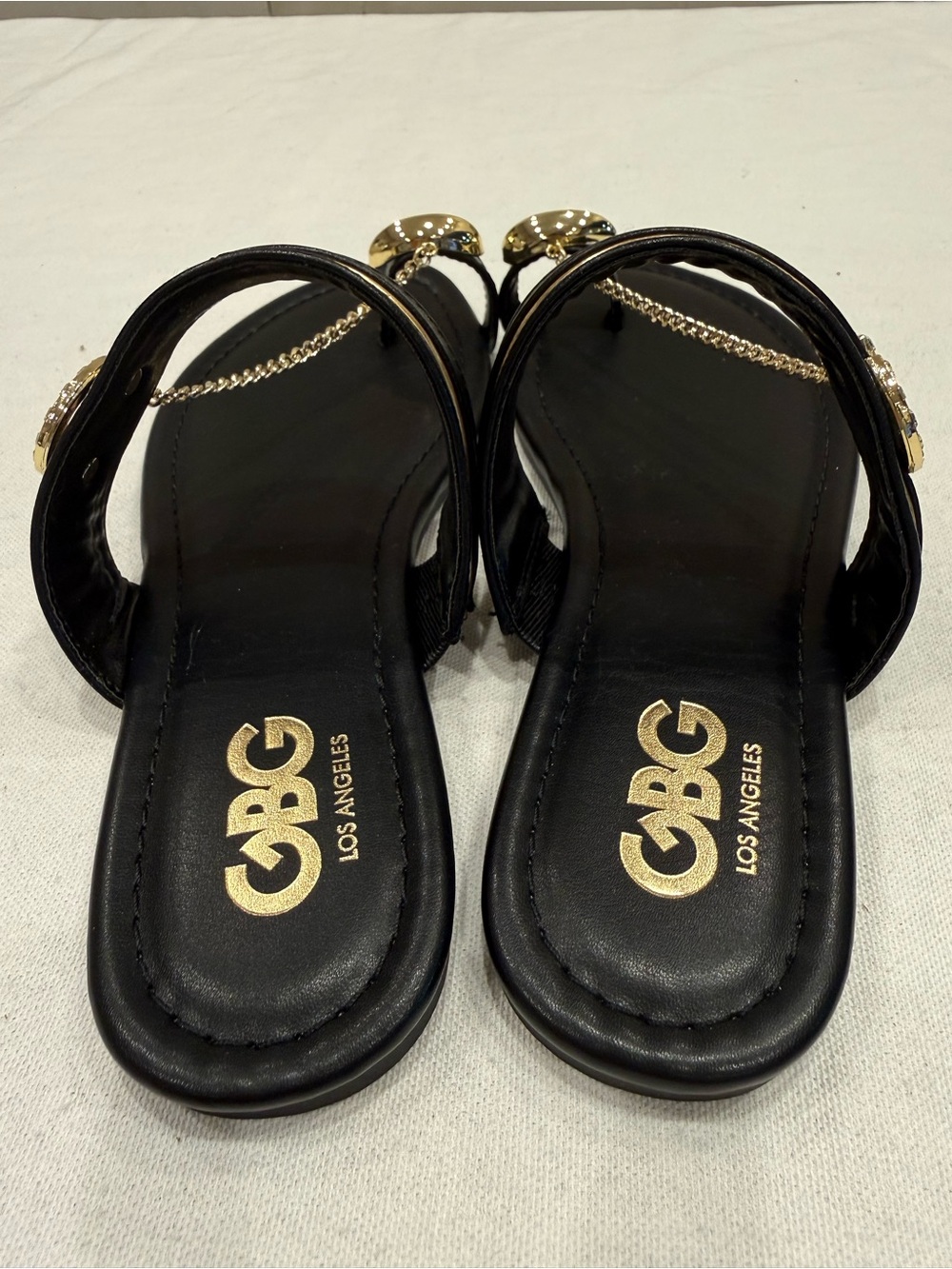 GBG Women's Los Angeles Laidey Sandal Color Black - Picture 8 of 9